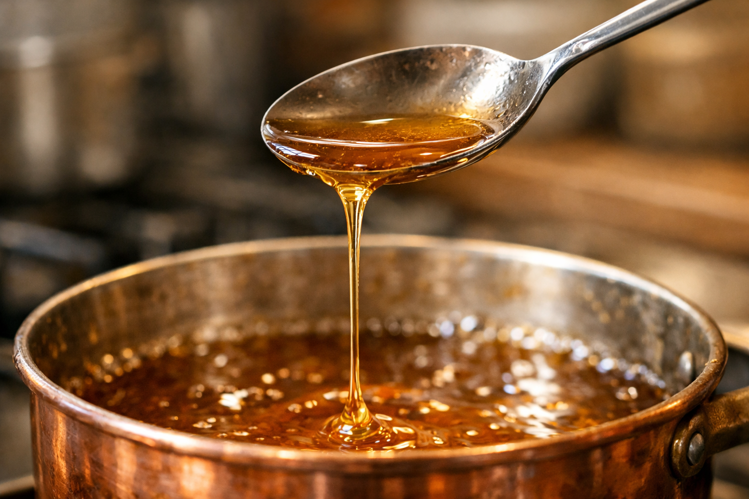 Kaşık ile şerbet kıvam testi